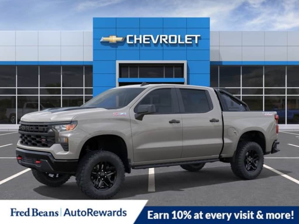 New 2026 Chevrolet Silverado 1500 Custom Trail Boss Truck