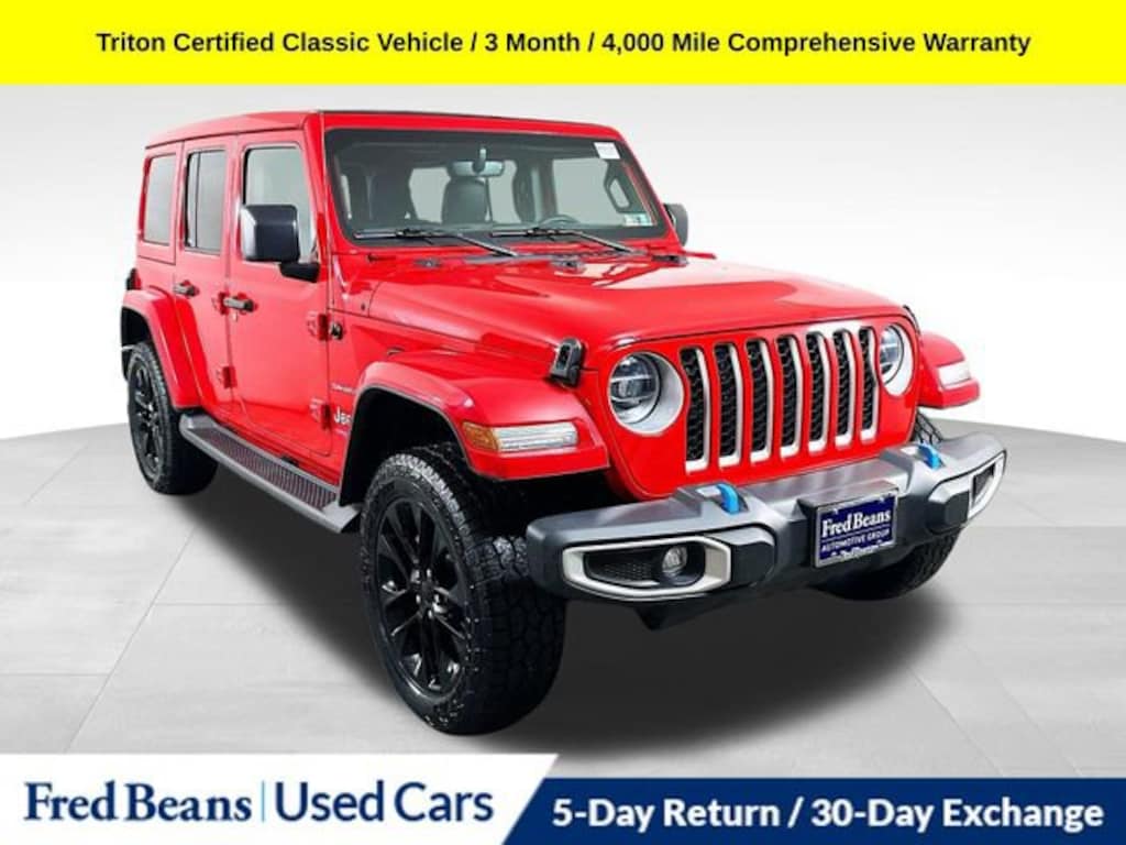 Used 2022 Jeep Wrangler 4xe Unlimited Sahara 4x4 SUV