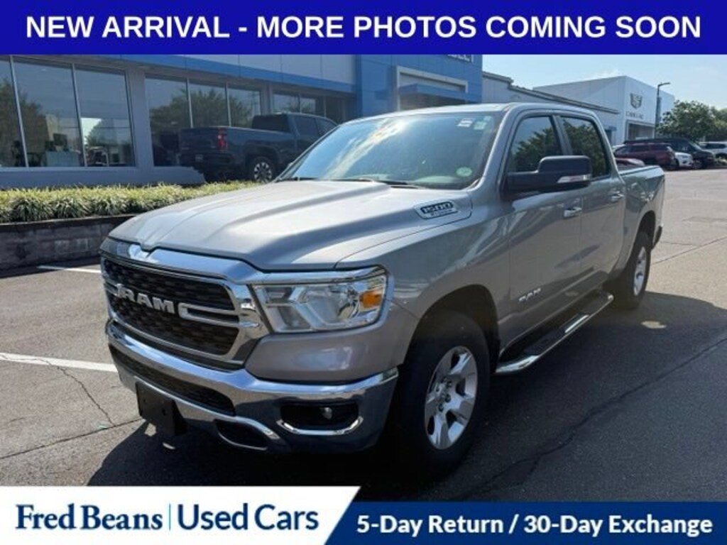 Used 2022 Ram 1500 Big Horn Crew Cab 4x4 57 Box Truck