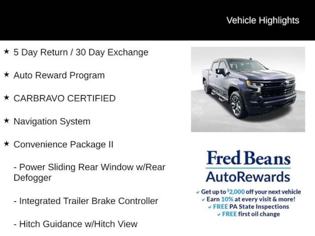 Used 2023 Chevrolet Silverado 1500 RST Truck Crew Cab