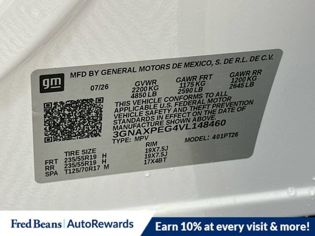 2027 Chevrolet Equinox LT - Photo 24
