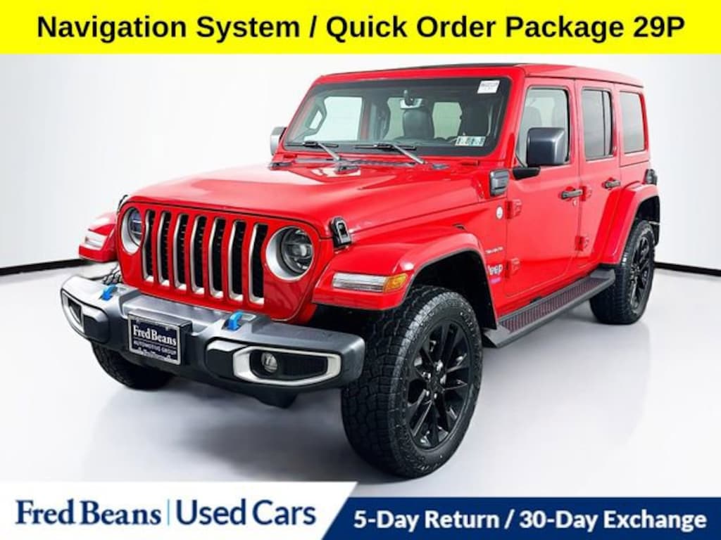 Used 2022 Jeep Wrangler 4xe Unlimited Sahara 4x4 SUV