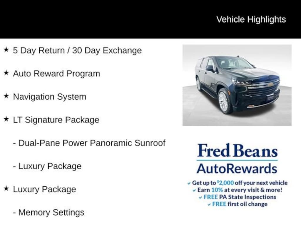 Used 2023 Chevrolet Tahoe LT SUV