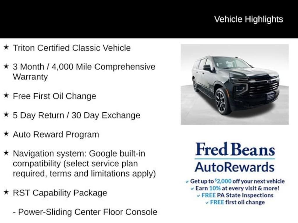 Used 2025 Chevrolet Suburban RST SUV