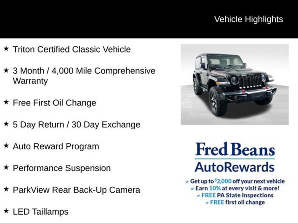Used 2020 Jeep Wrangler Rubicon