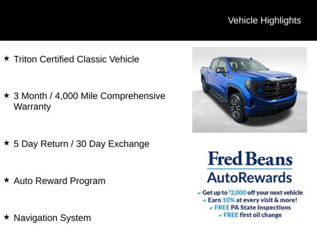 Used 2022 GMC Sierra 1500 AT4 Truck