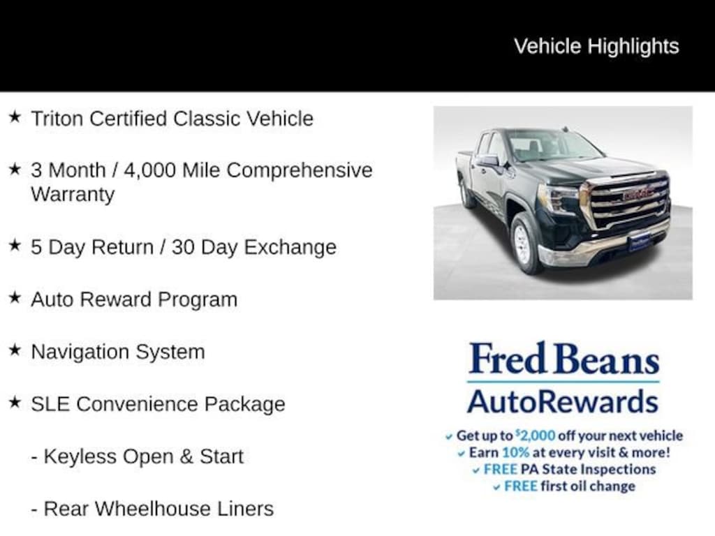 Used 2021 GMC Sierra 1500 SLE Truck