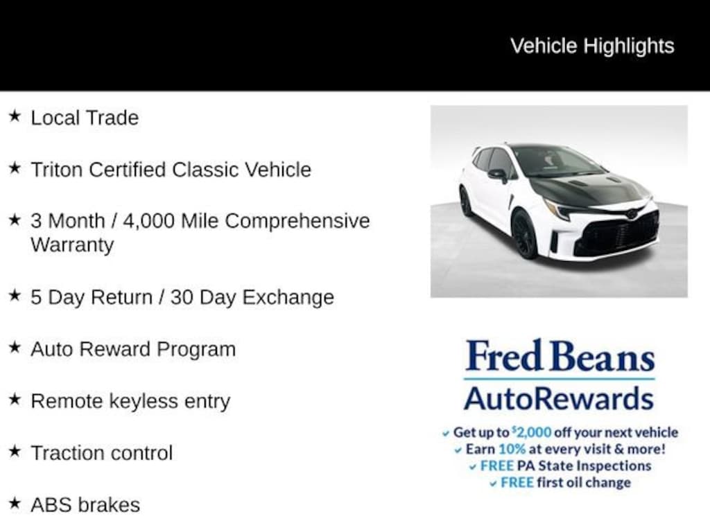 Used 2023 Toyota GR Corolla Circuit Edition Hatchback