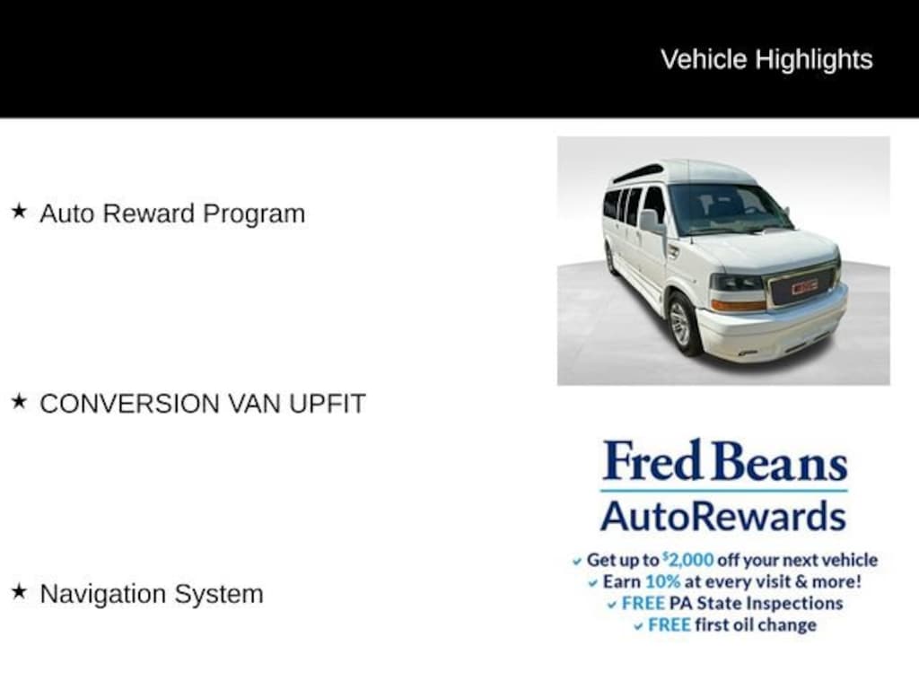 Used 2016 GMC Savana Cargo 2500 Work Van Van