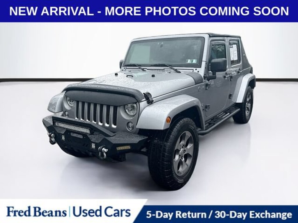 Used 2018 Jeep Wrangler JK Unlimited Sahara 4x4 SUV