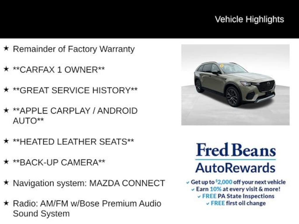 Used 2025 Mazda CX-70 Phev Premium Package SUV