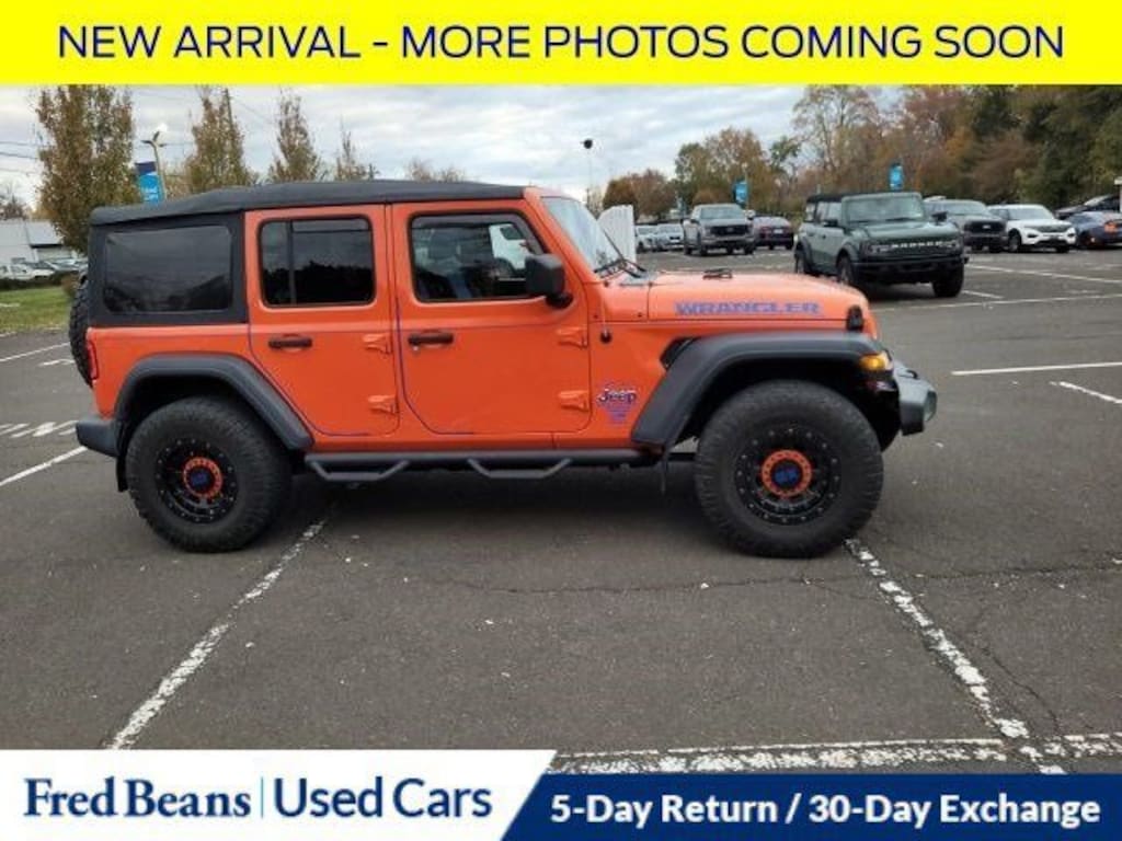 Used 2018 Jeep Wrangler Unlimited Sport S SUV