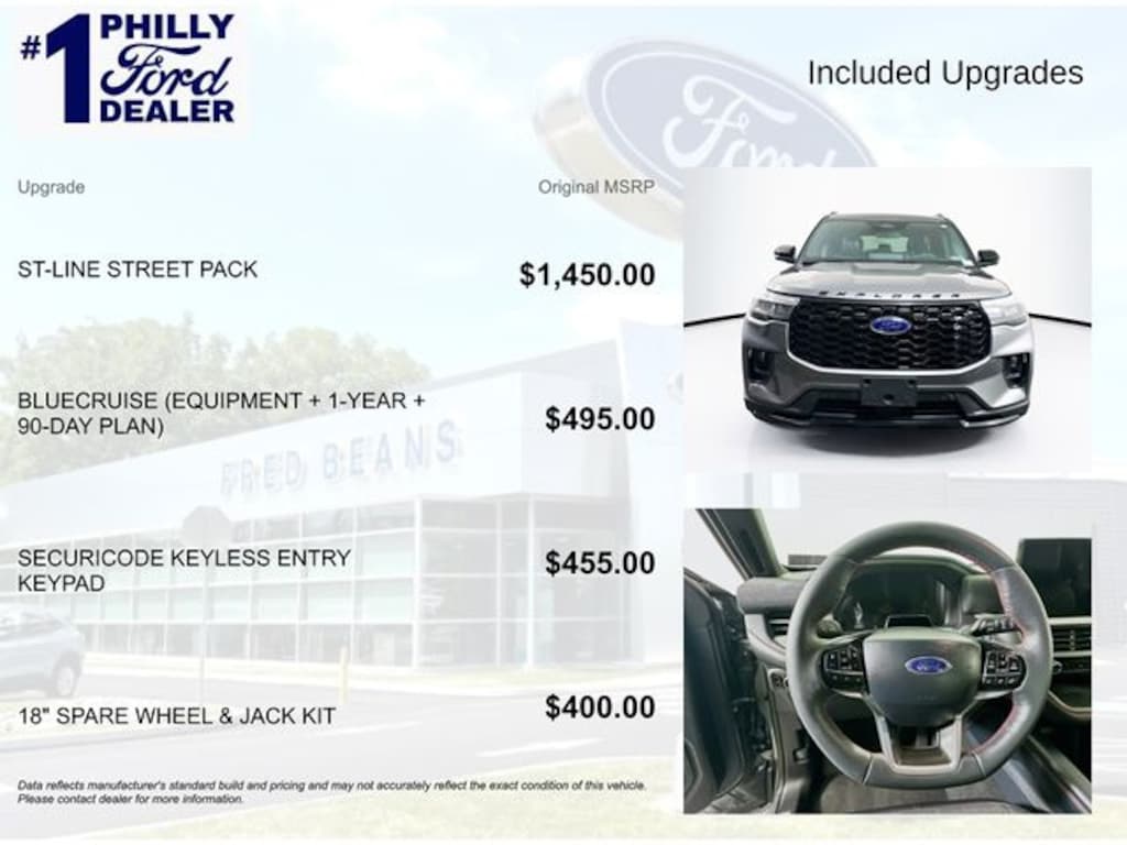New 2026 Ford Explorer ST-Line SUV