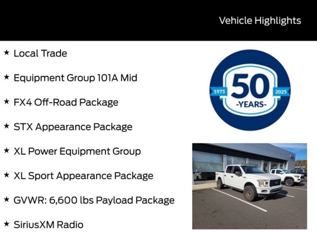 Used 2019 Ford F-150 XL Truck SuperCrew Cab