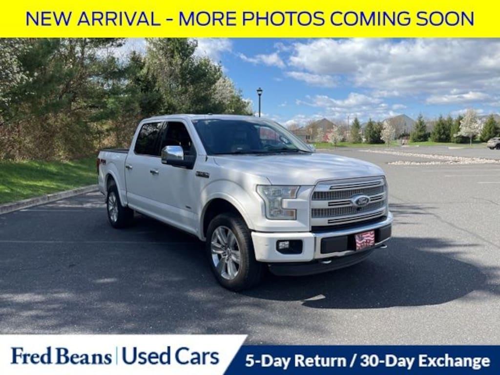 Used 2015 Ford F-150 Platinum Truck SuperCrew Cab