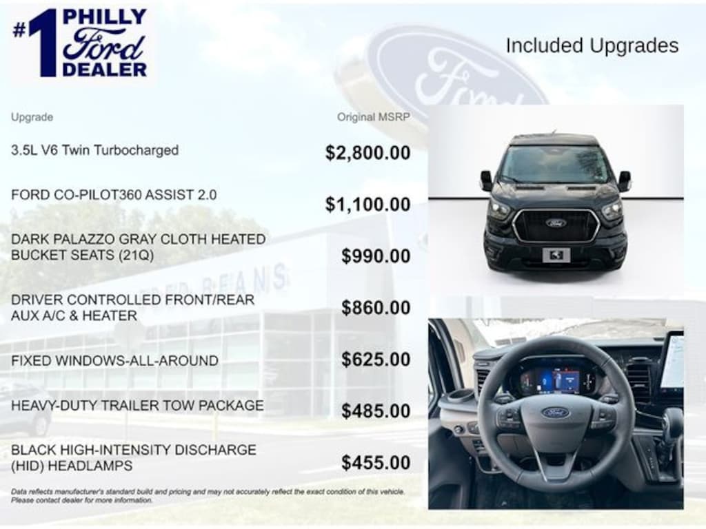 New 2026 Ford Transit-150 Cargo Base Van Low Roof Van