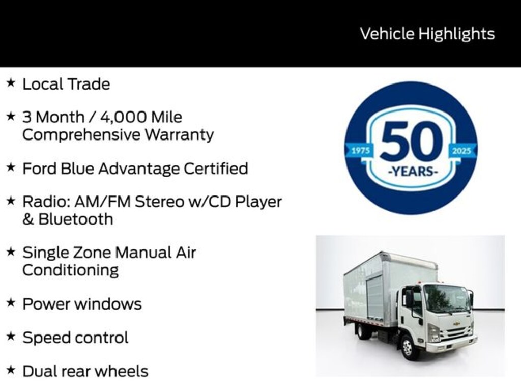 Used 2020 Chevrolet 4500HD LCF Diesel Base Truck Regular Cab