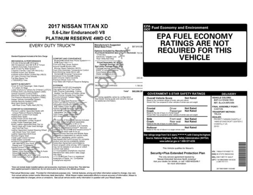 Used 2017 Nissan Titan XD Platinum Reserve Truck Crew Cab