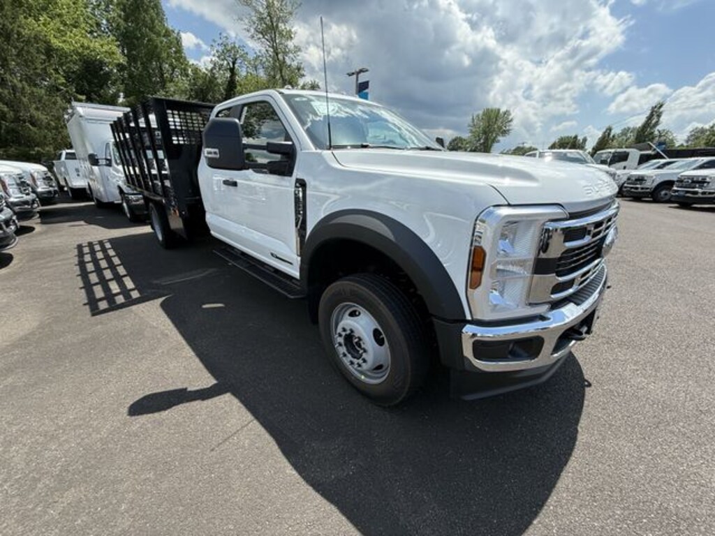 New 2025 Ford F-550 Chassis 12ft Reading Stake Body Truck Super Cab