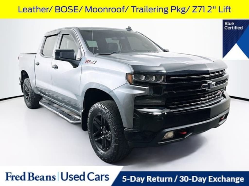 Used 2020 Chevrolet Silverado 1500 LT Trail Boss Truck Crew Cab