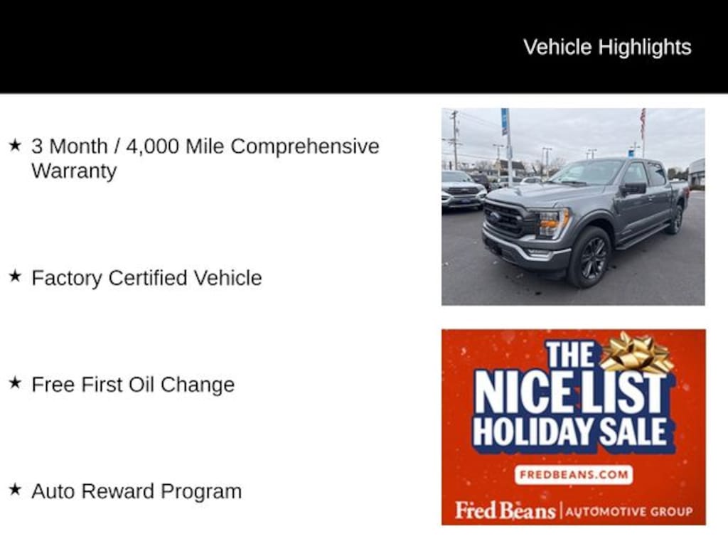 Used 2023 Ford F-150 XLT Truck SuperCrew Cab