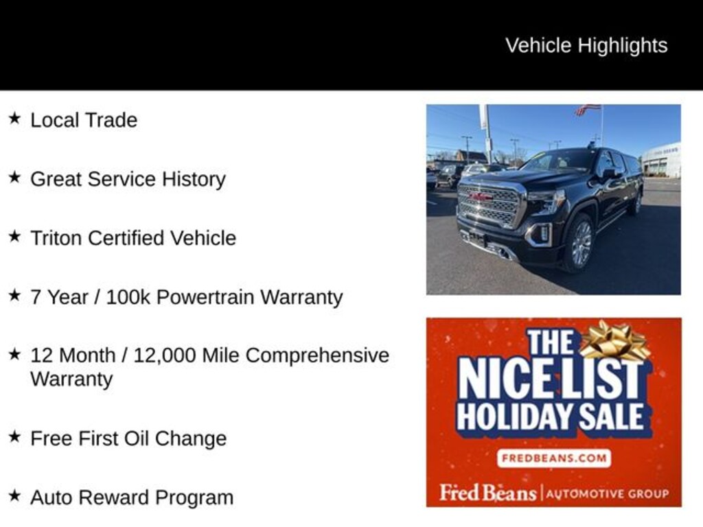 Used 2020 GMC Sierra 1500 Denali Truck Crew Cab