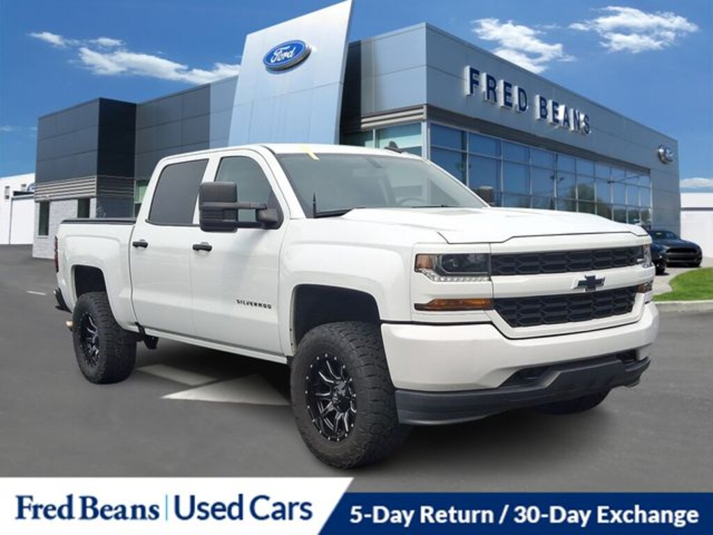 Used 2018 Chevrolet Silverado 1500 Custom Truck Crew Cab