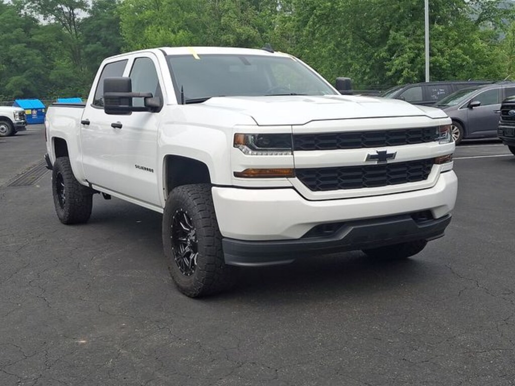 Used 2018 Chevrolet Silverado 1500 Custom Truck Crew Cab