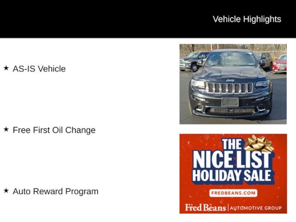 Used 2014 Jeep Grand Cherokee SRT SUV