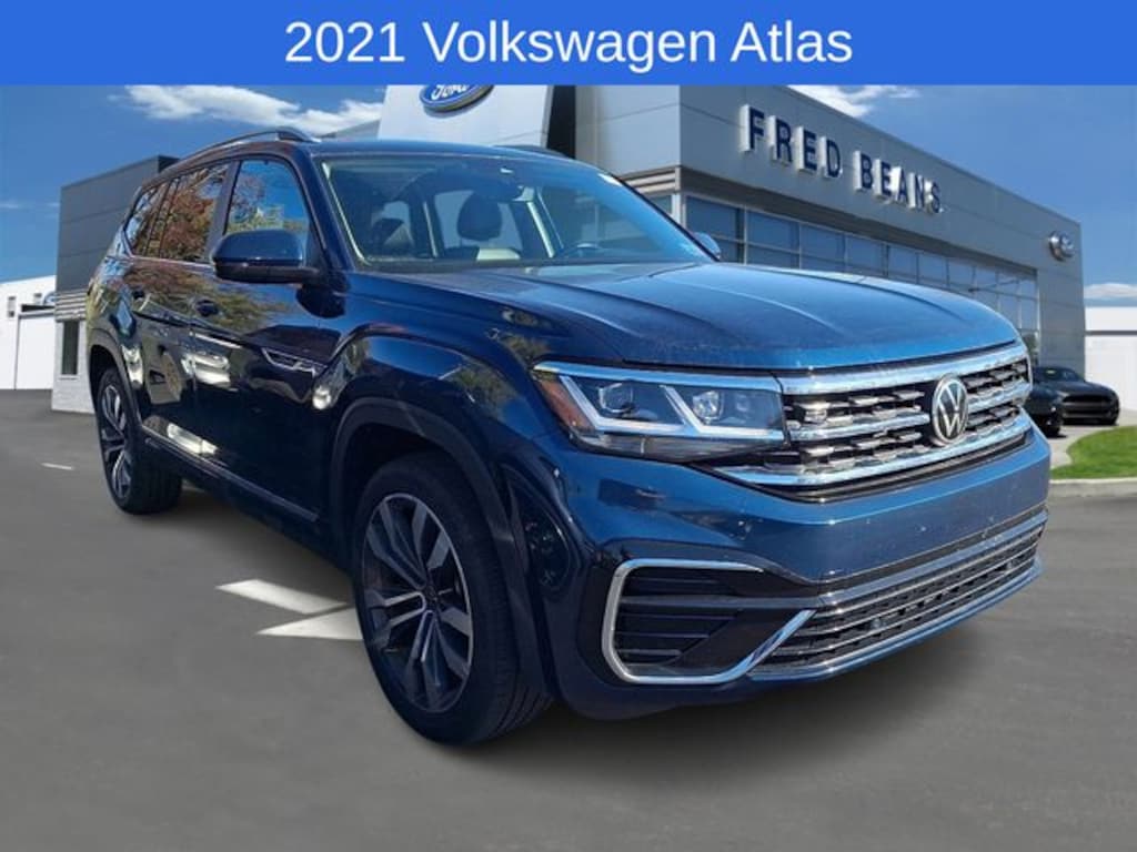 Used 2021 Volkswagen Atlas 3.6L V6 SEL R-Line SUV
