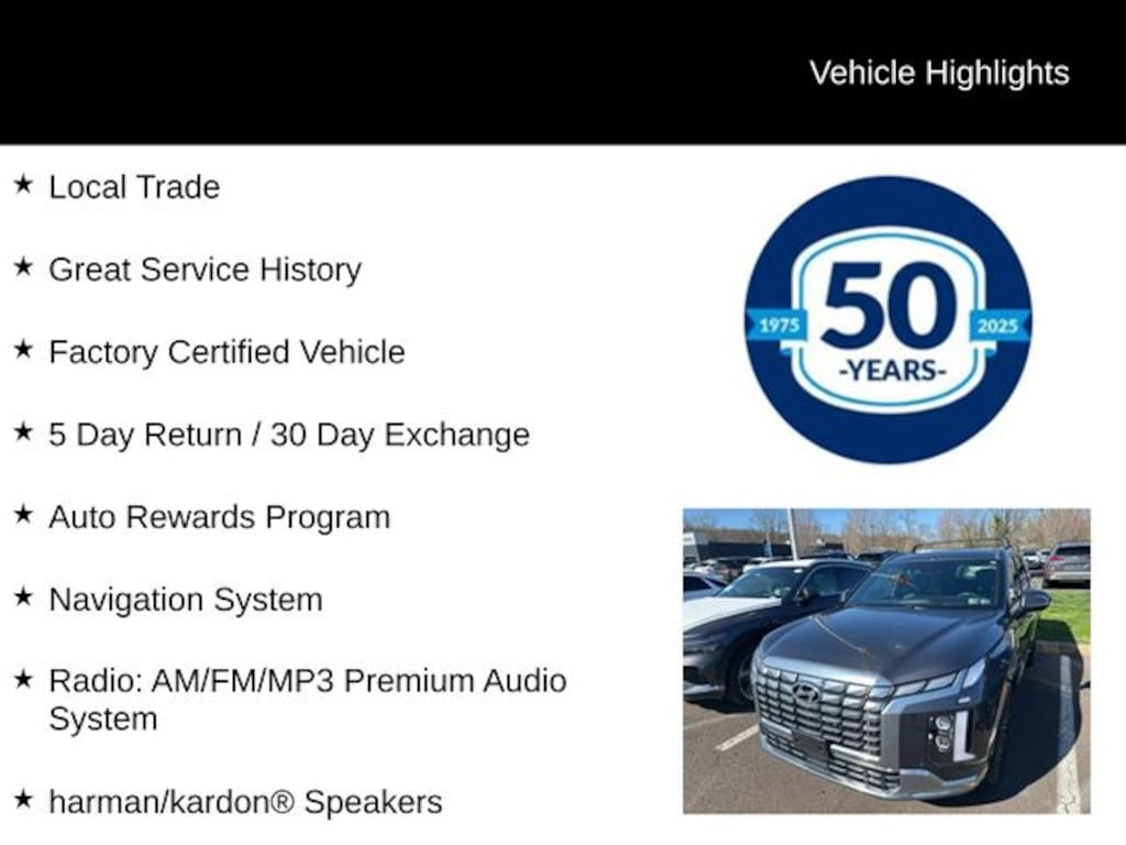 Certified 2024 Hyundai Palisade Calligraphy SUV