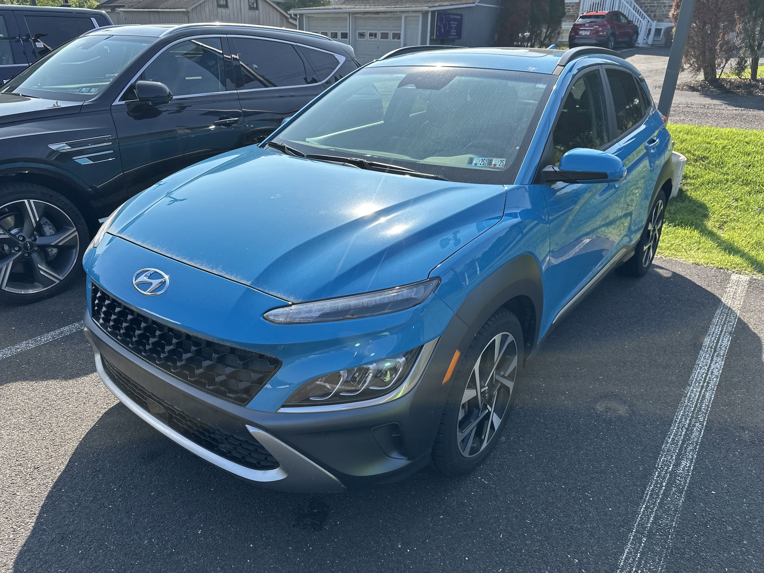 Certified 2022 Hyundai Kona Limited with VIN KM8K5CA38NU904582 for sale in Doylestown, PA