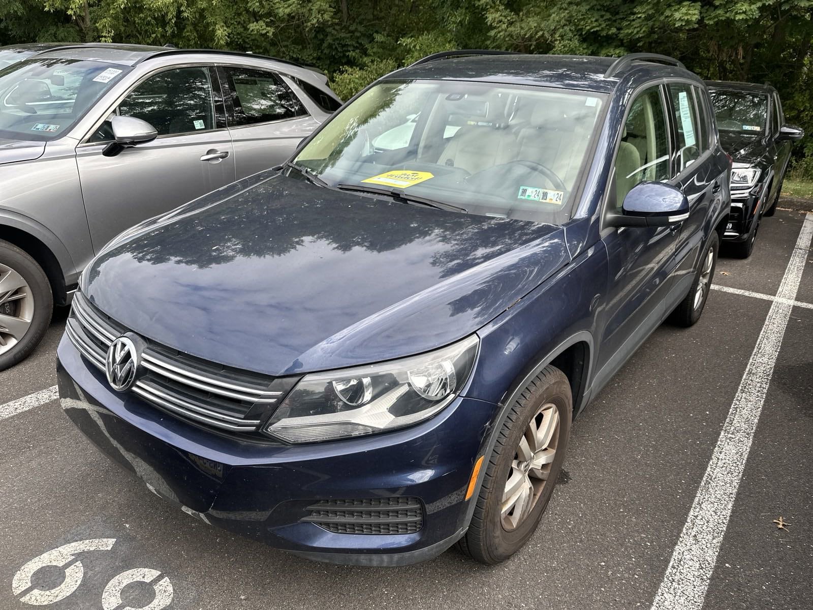 Used 2016 Volkswagen Tiguan SE with VIN WVGBV7AX6GW508720 for sale in Doylestown, PA