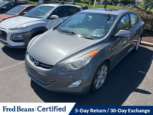 Used 2013 Hyundai Elantra Limited with VIN 5NPDH4AE9DH234299 for sale in Doylestown, PA