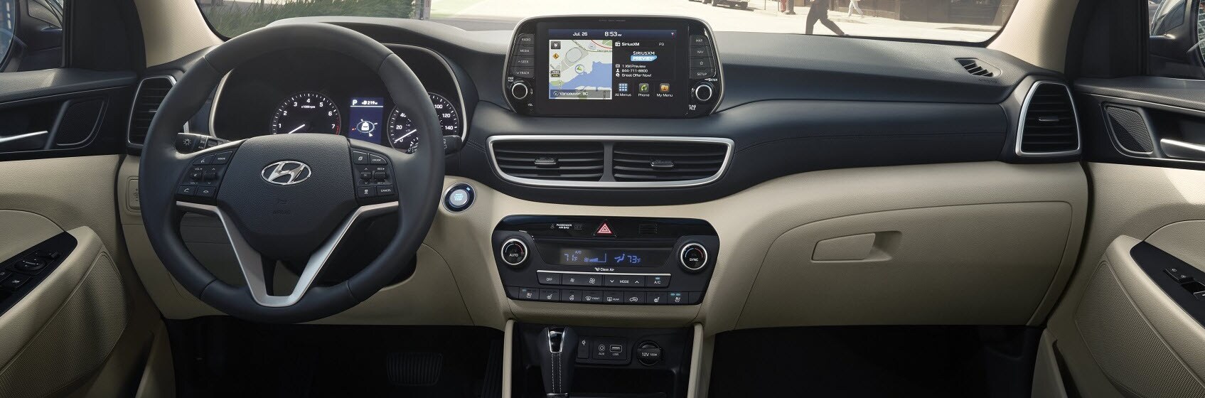 2020 Hyundai Tuscon Interior Dashboard