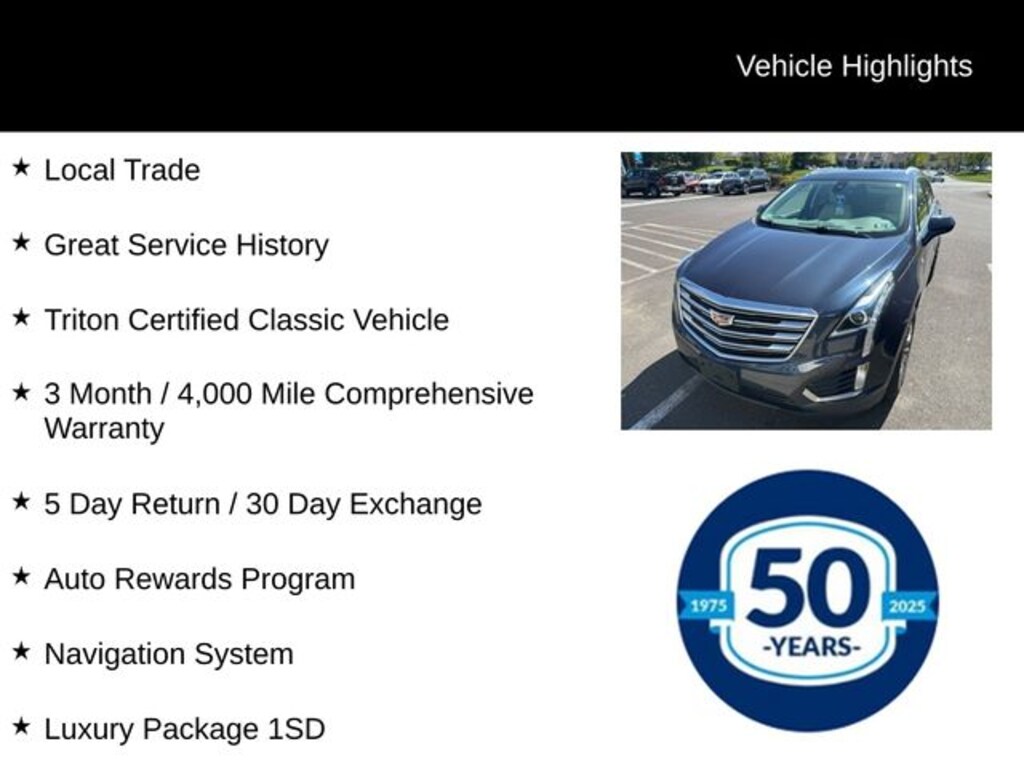 Certified 2018 CADILLAC XT5 Luxury SUV