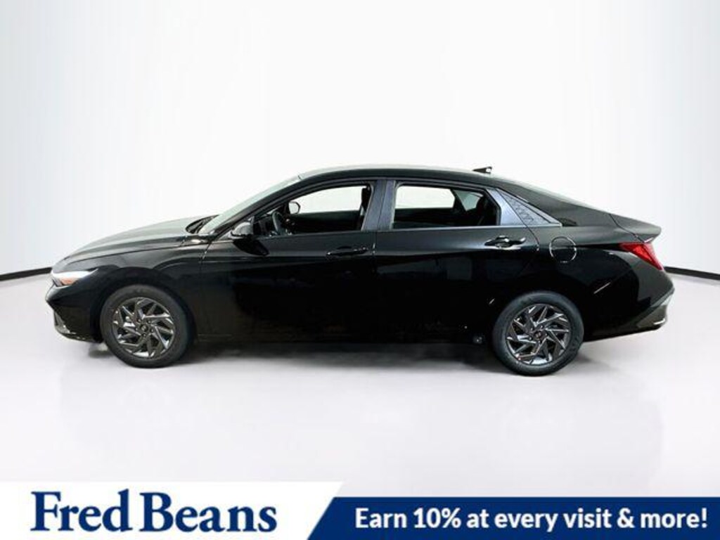New 2026 Hyundai Elantra Hybrid Blue Sedan