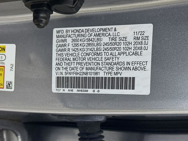 2022 Honda Pilot SE - Photo 37
