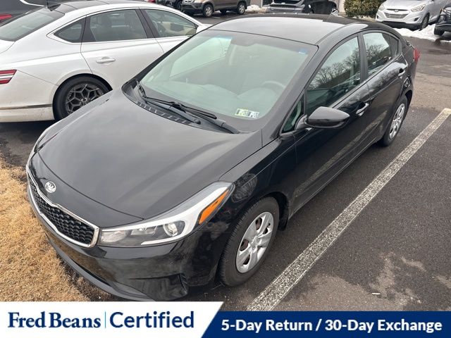 Certified 2018 Kia FORTE LX with VIN 3KPFL4A73JE190843 for sale in Doylestown, PA