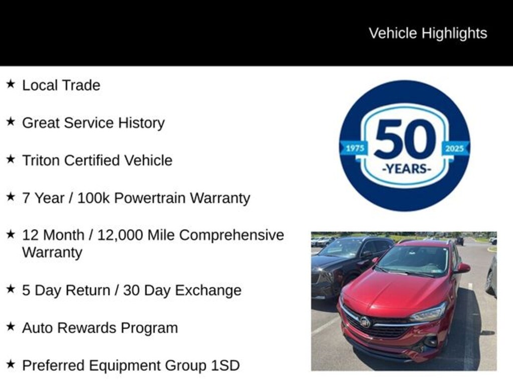 Certified 2023 Buick Encore GX Select SUV