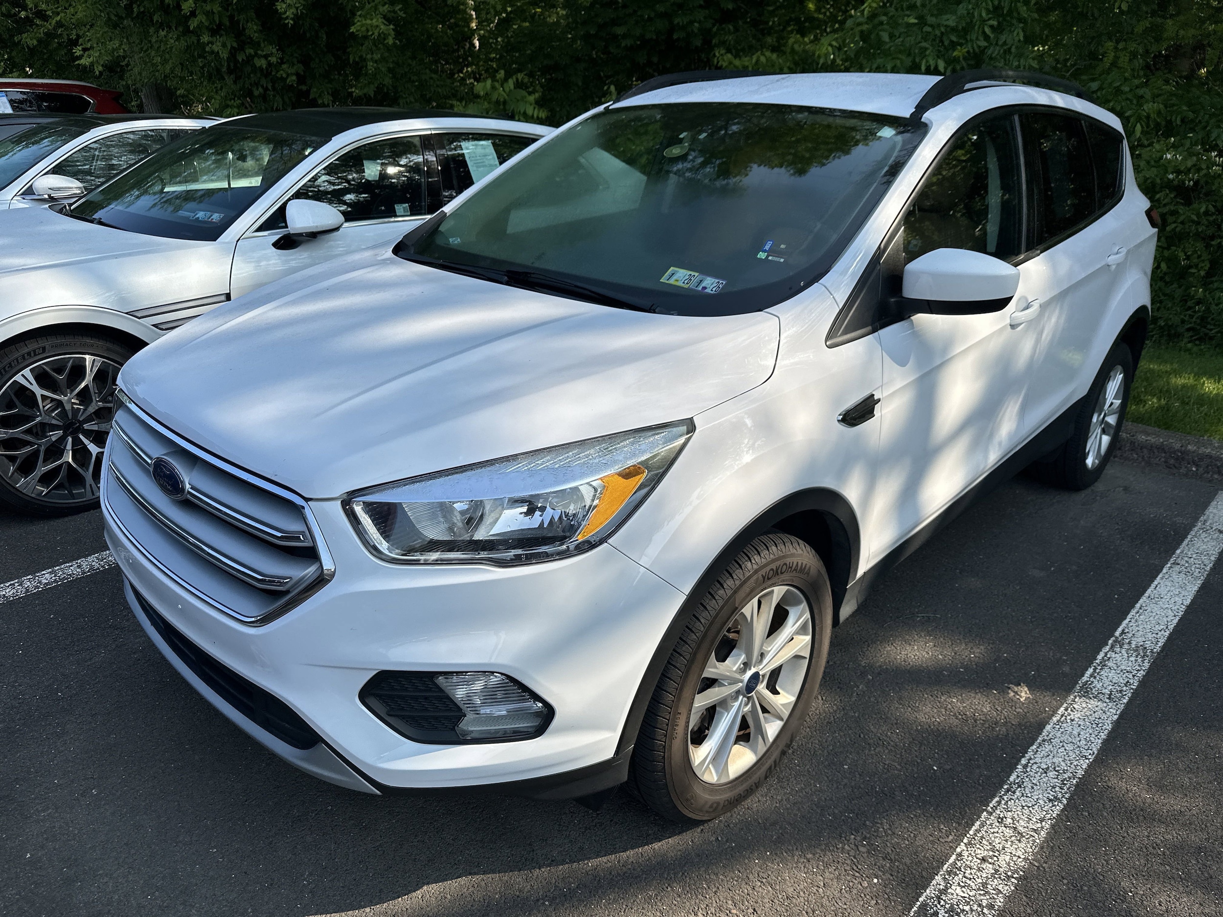 Used 2018 Ford Escape SE with VIN 1FMCU9GD3JUD60576 for sale in Doylestown, PA