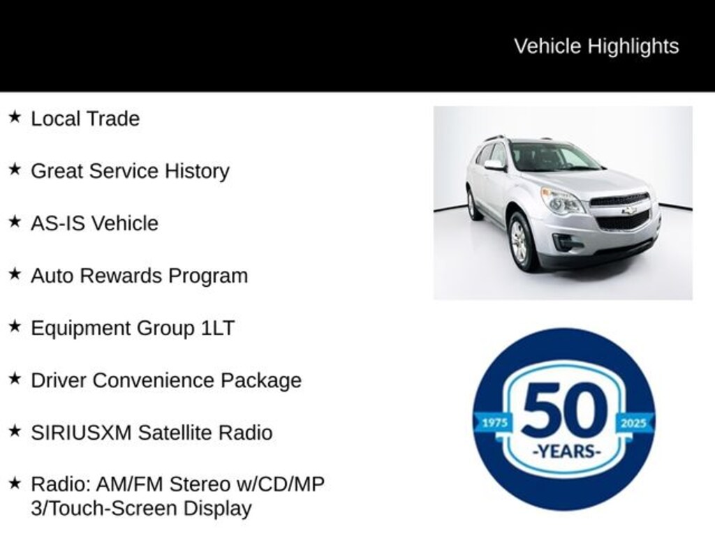 Used 2013 Chevrolet Equinox LT SUV