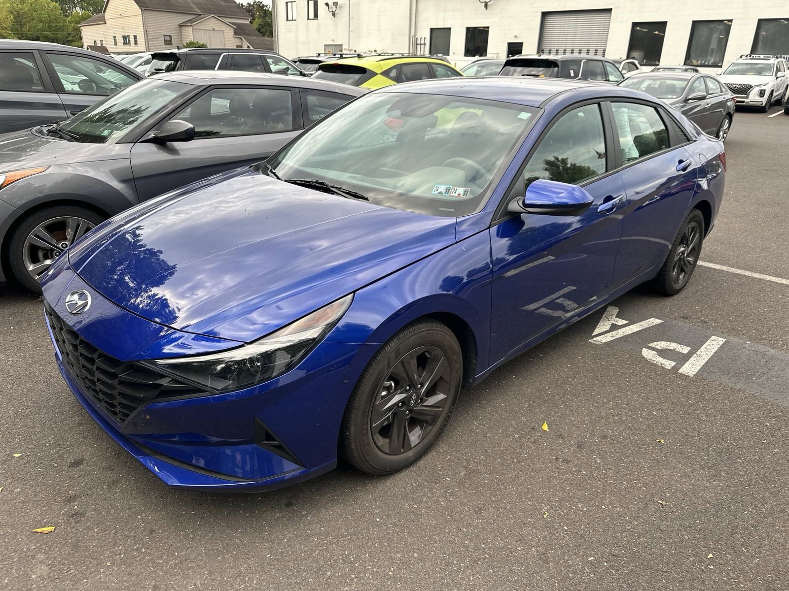 Certified 2021 Hyundai Elantra SEL with VIN 5NPLM4AG3MH019221 for sale in Langhorne, PA