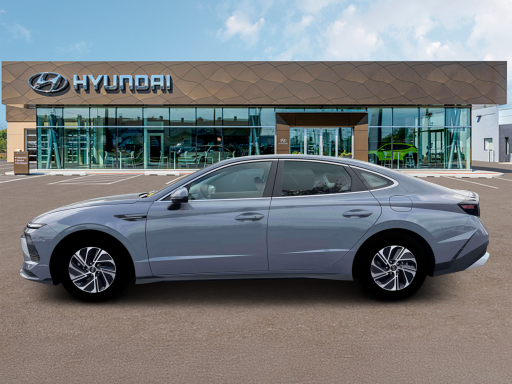 New 2026 Hyundai Sonata Hybrid Blue Sedan