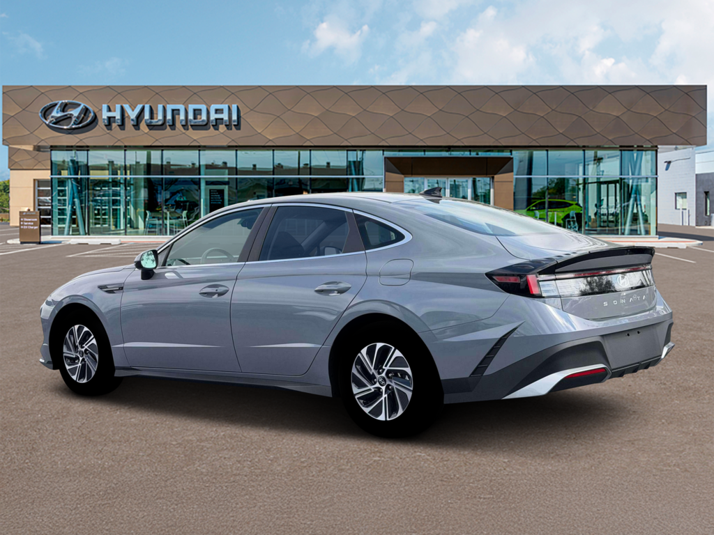 New 2026 Hyundai Sonata Hybrid Blue Sedan