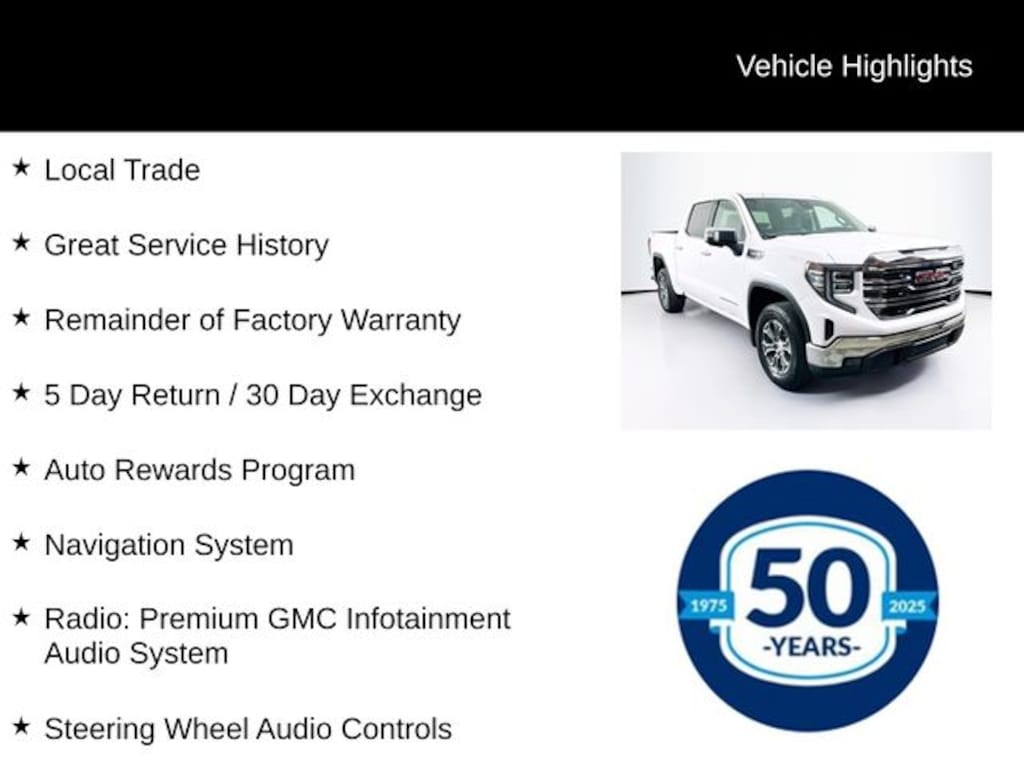 Used 2026 GMC Sierra 1500 SLT Truck Crew Cab