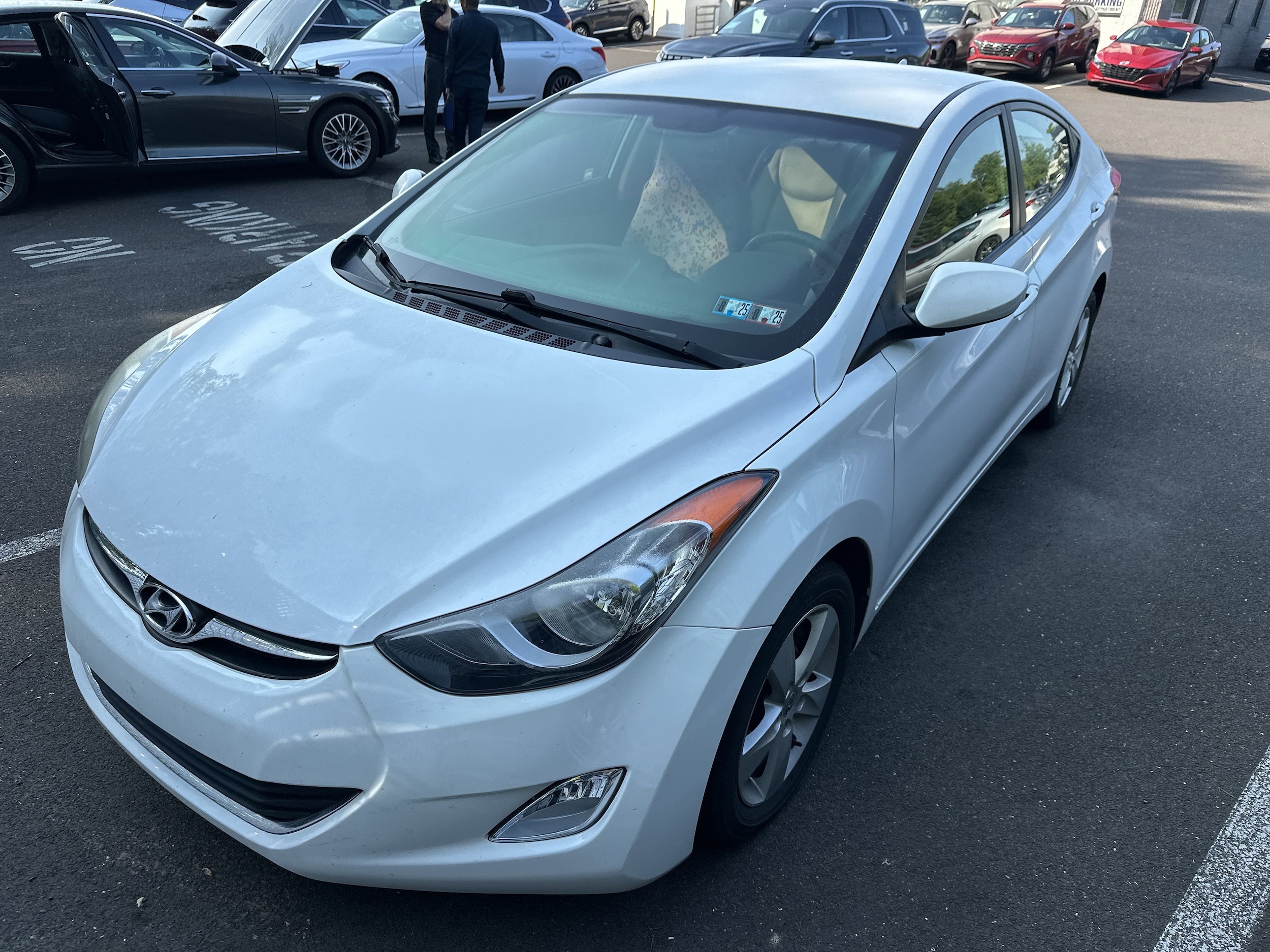 Used 2012 Hyundai Elantra GLS with VIN 5NPDH4AE0CH073615 for sale in Doylestown, PA