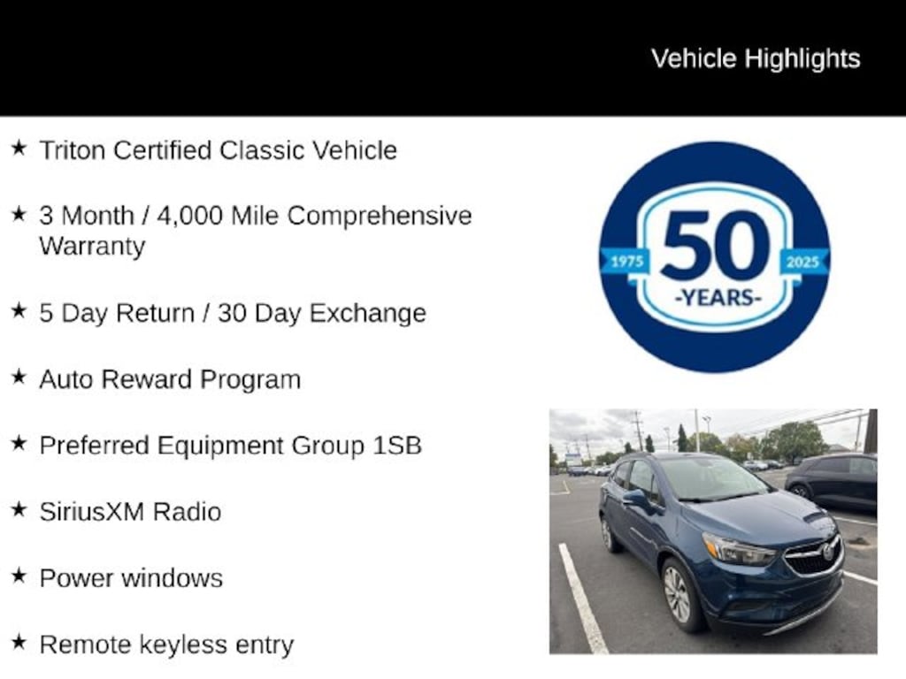 Used 2019 Buick Encore Preferred SUV