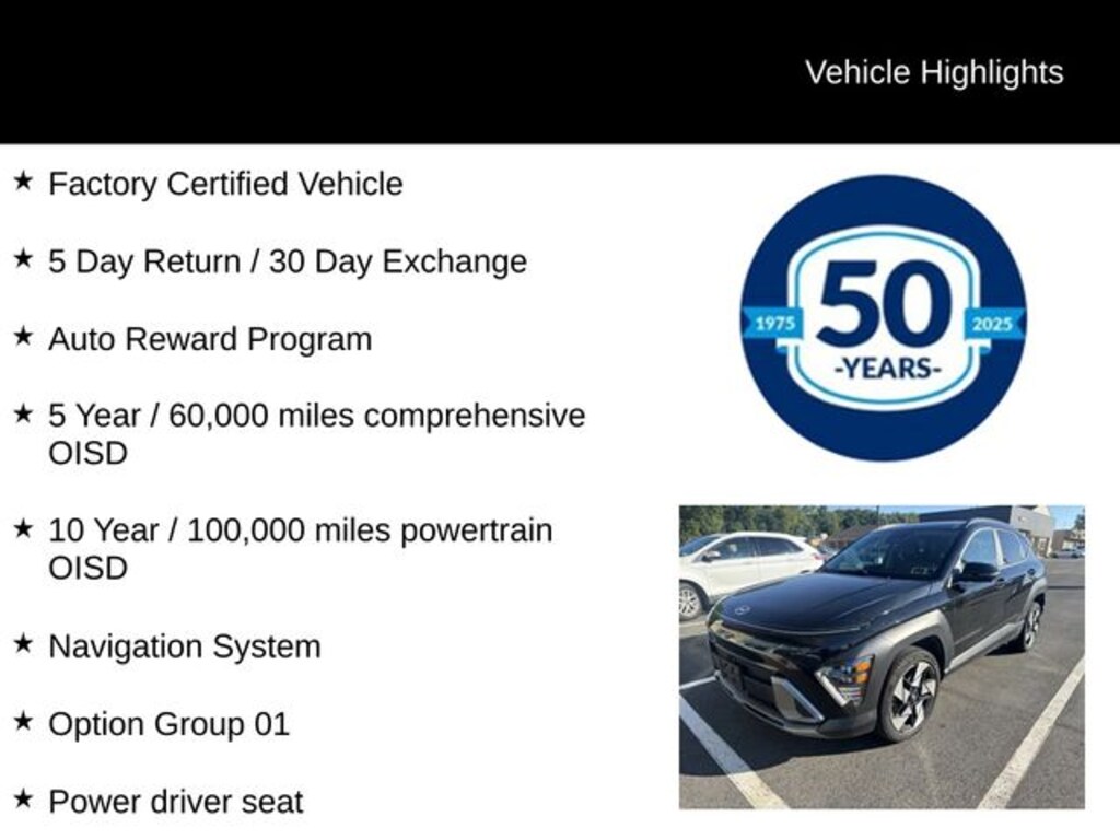 Certified 2024 Hyundai Kona Limited SUV