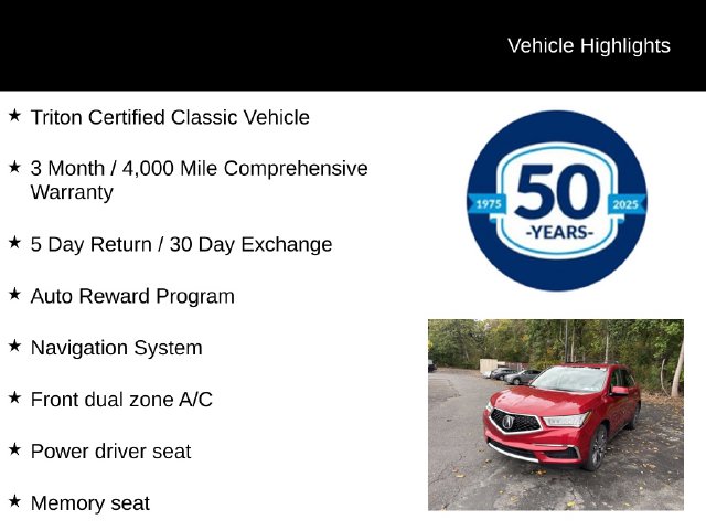 Used 2019 Acura MDX 3.5L Technology Package SUV
